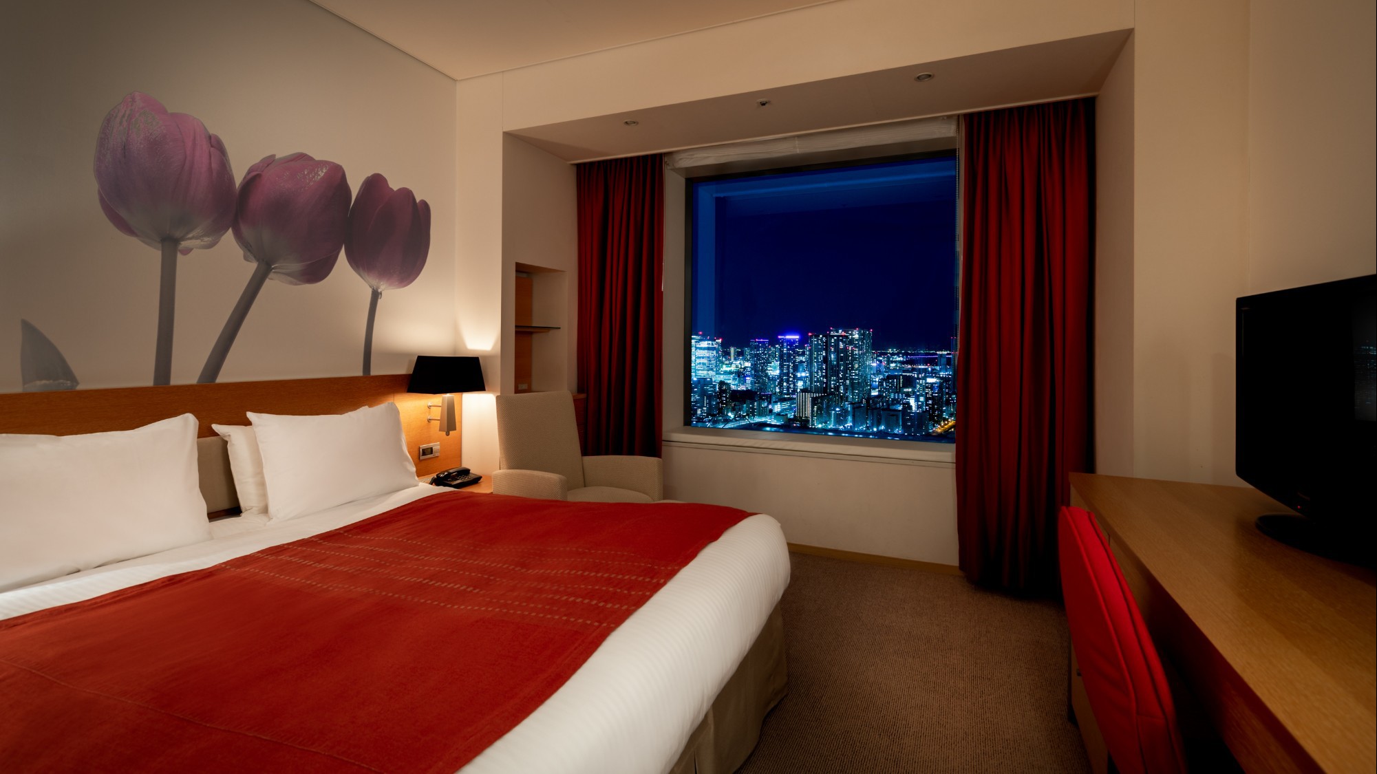  【クイーン　22平米　ベッドサイズ：Ｗ 1,600 &times; 1台　定員：1～2名】