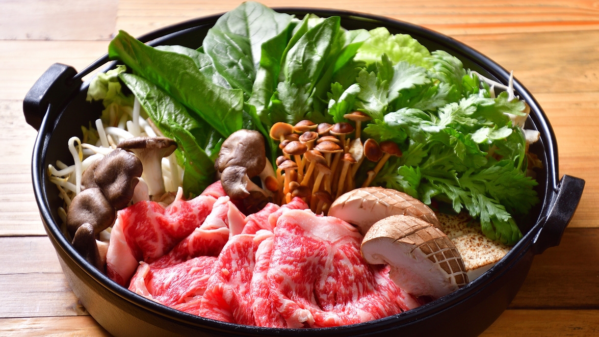 【朝食なし】一泊夕食付プラン（赤城牛すき焼き）