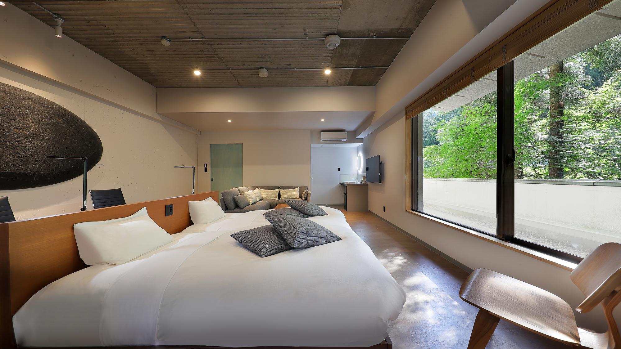 客室温泉付きツインルーム【スパルーム】