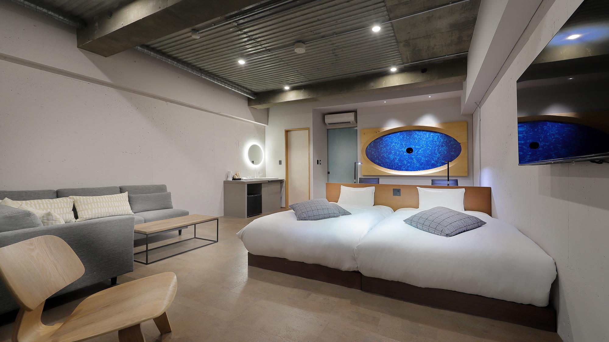 客室温泉付きツインルーム【スパルーム】