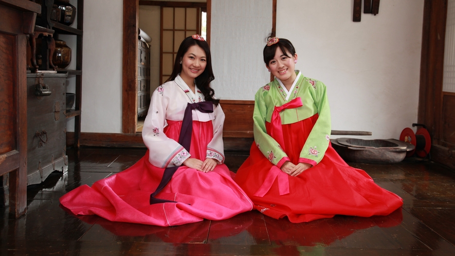 リトルワールド　韓国民族衣装