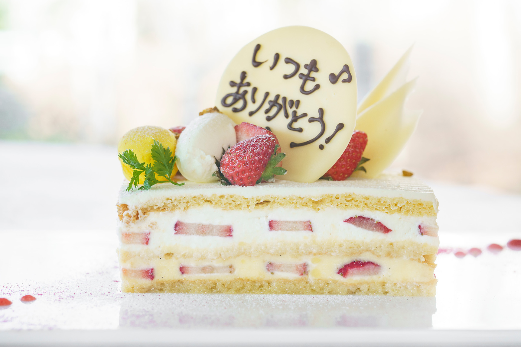 【4月、5月期間限定】記念日、ハレの日を祝うシェフ特製ケーキ付宿泊プラン（1泊2食付）