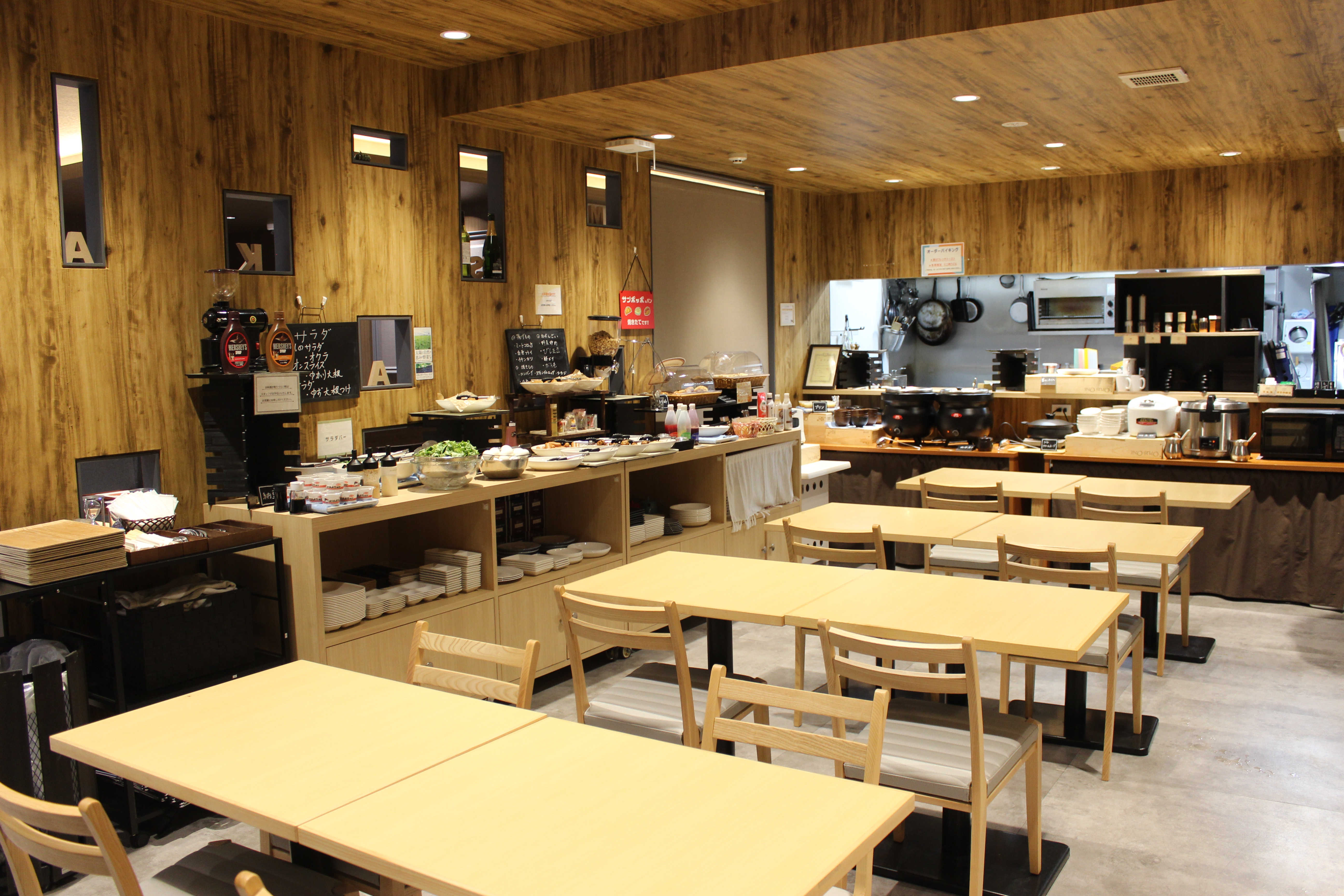 朝食バイキング