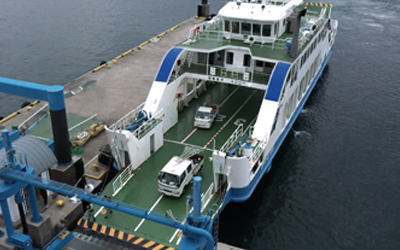 フェリー乗り場まで徒歩1分