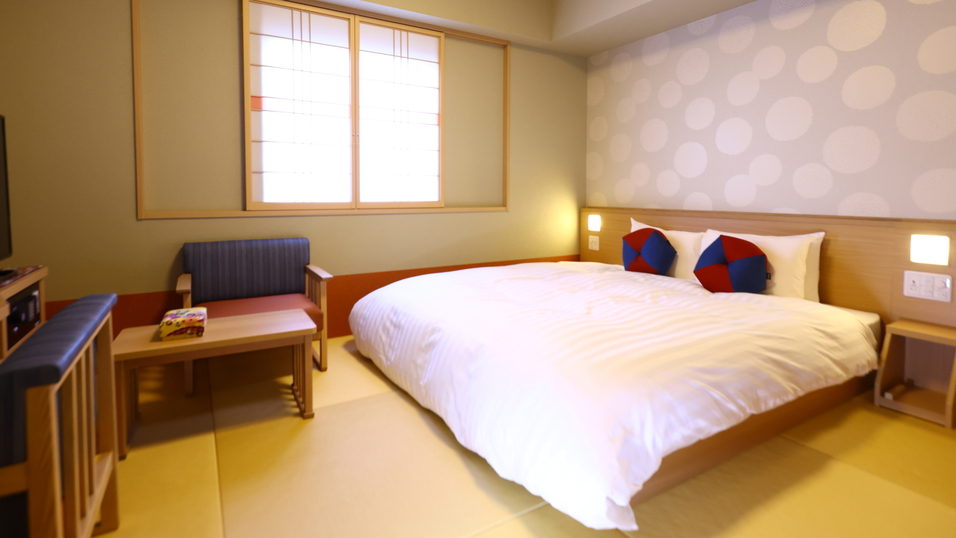 【禁煙】モデレートキング　19.6平米　サータ社製ベッド(180×195センチ）