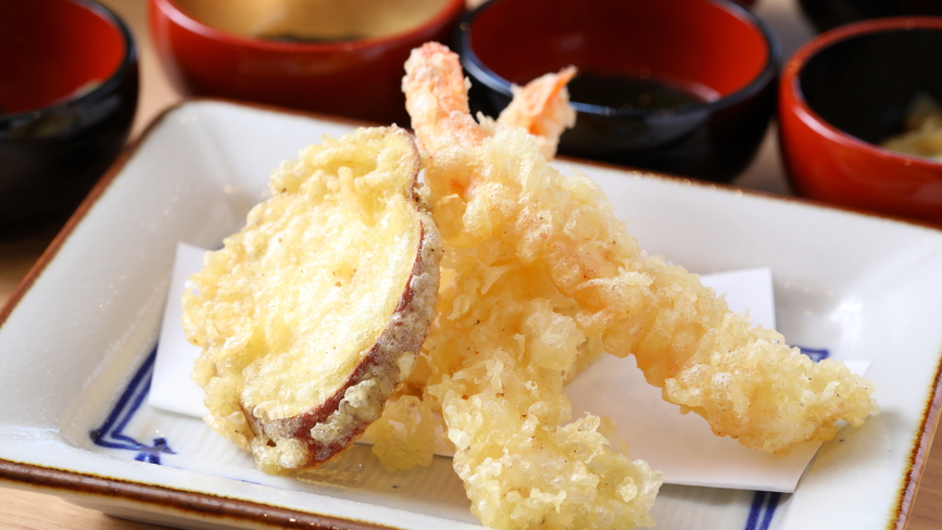 【朝食】◆ご当地『揚げたて天ぷら』※季節によって異なります