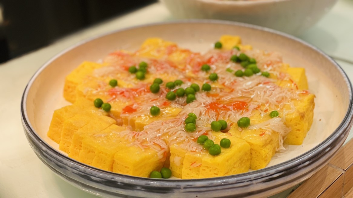 【朝食】厚焼き玉子