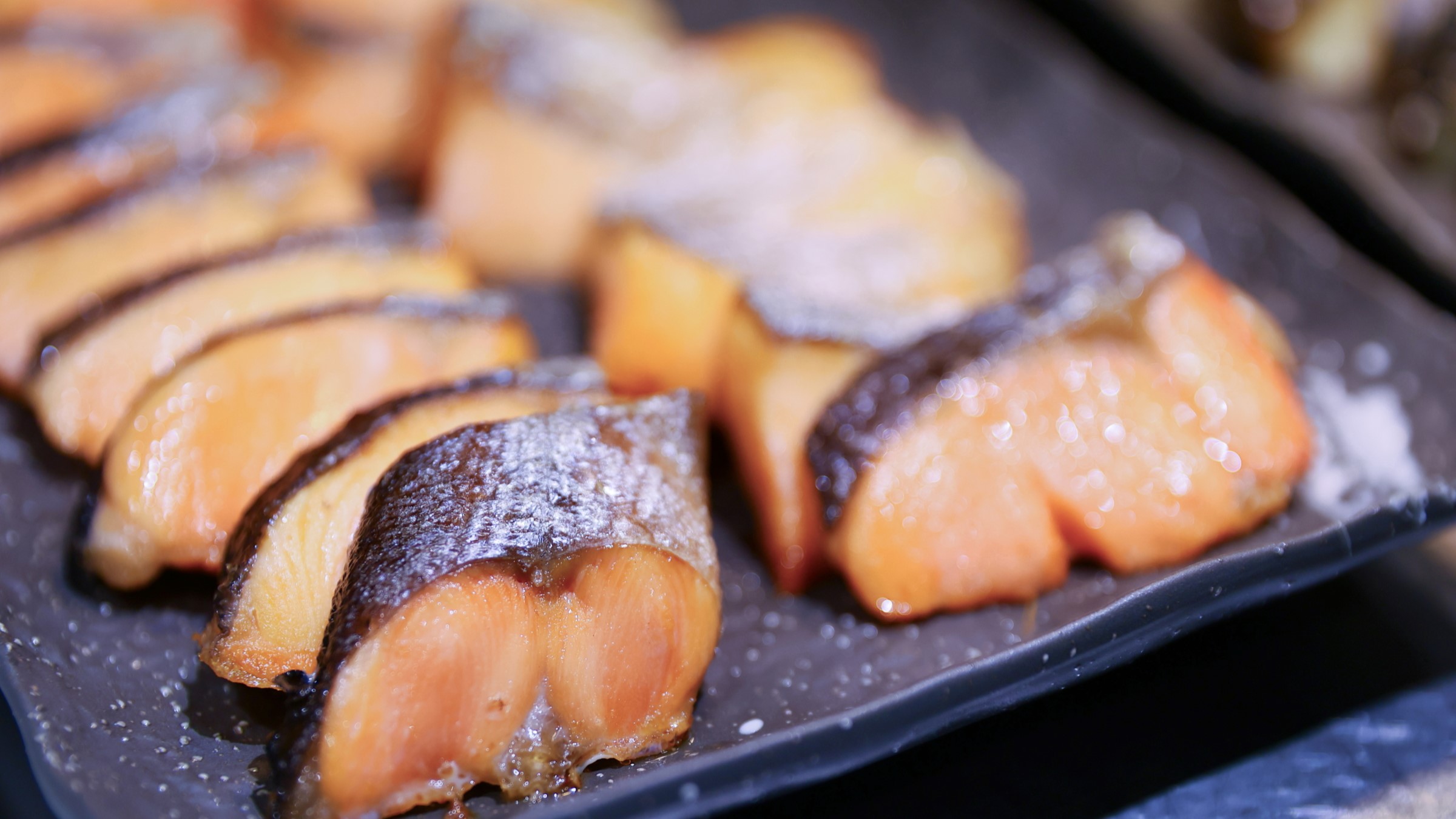 【朝食】焼き魚（鮭）