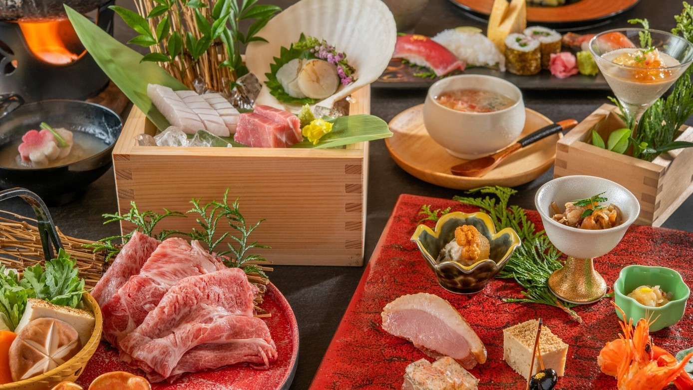 雪化粧の韓国岳 壮麗な樹氷を望む◇山翠会席◇ポカポカ温泉美食旅＜2食付プラン＞