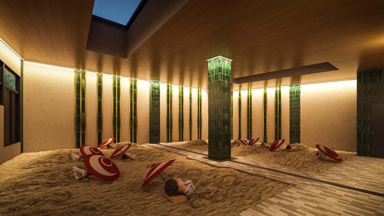 砂むし温泉「霧砂」誕生★露天風呂「白紫乃湯」復活記念★館内利用券付♪和洋中ビュッフェプラン【2食付】