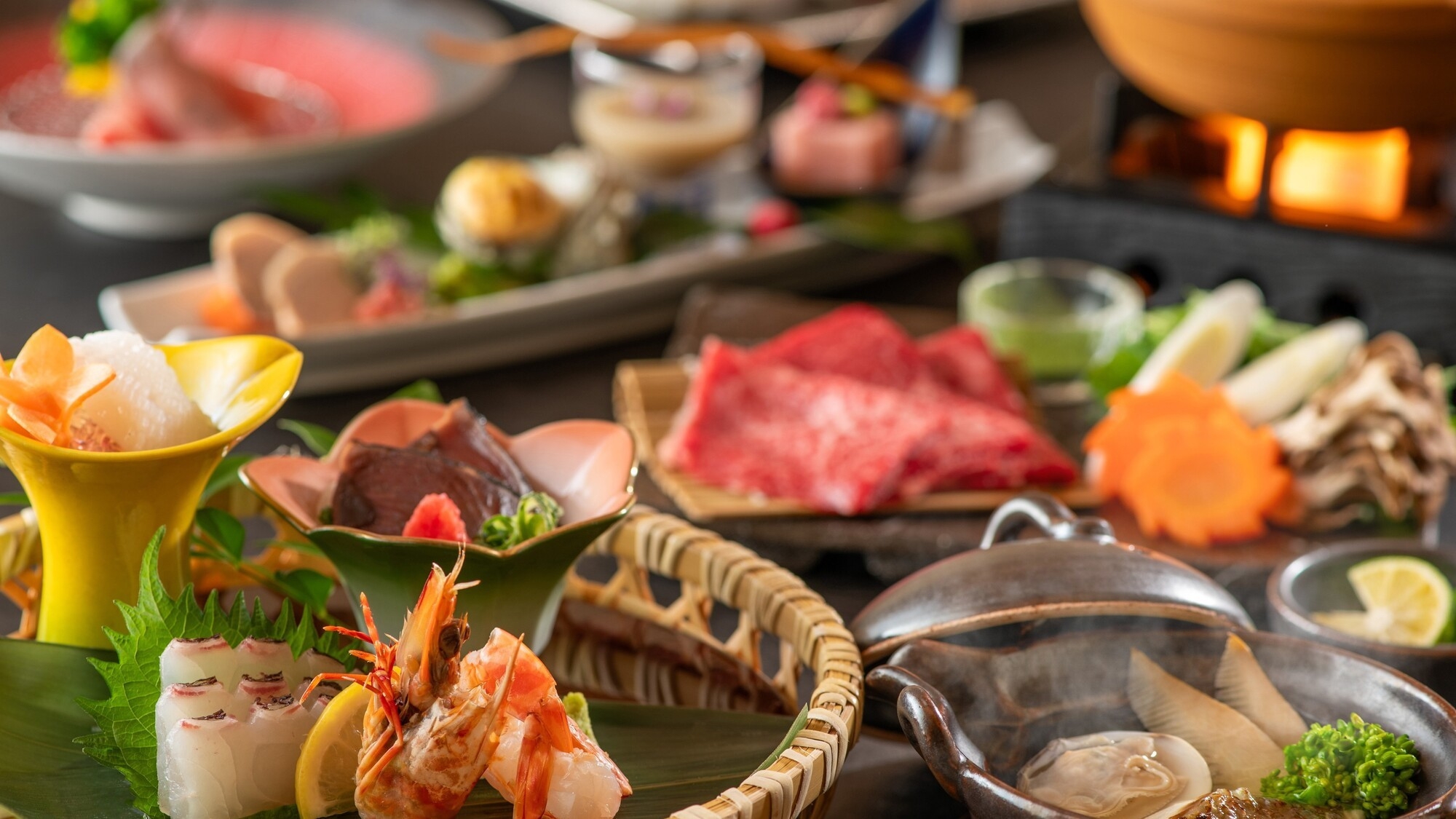 鹿児島の春に恋するキリシマミズキ◇山翠会席◇ 個室で長閑に♪★花緑青霧乃湯温泉春旅★＜2食付プラン＞