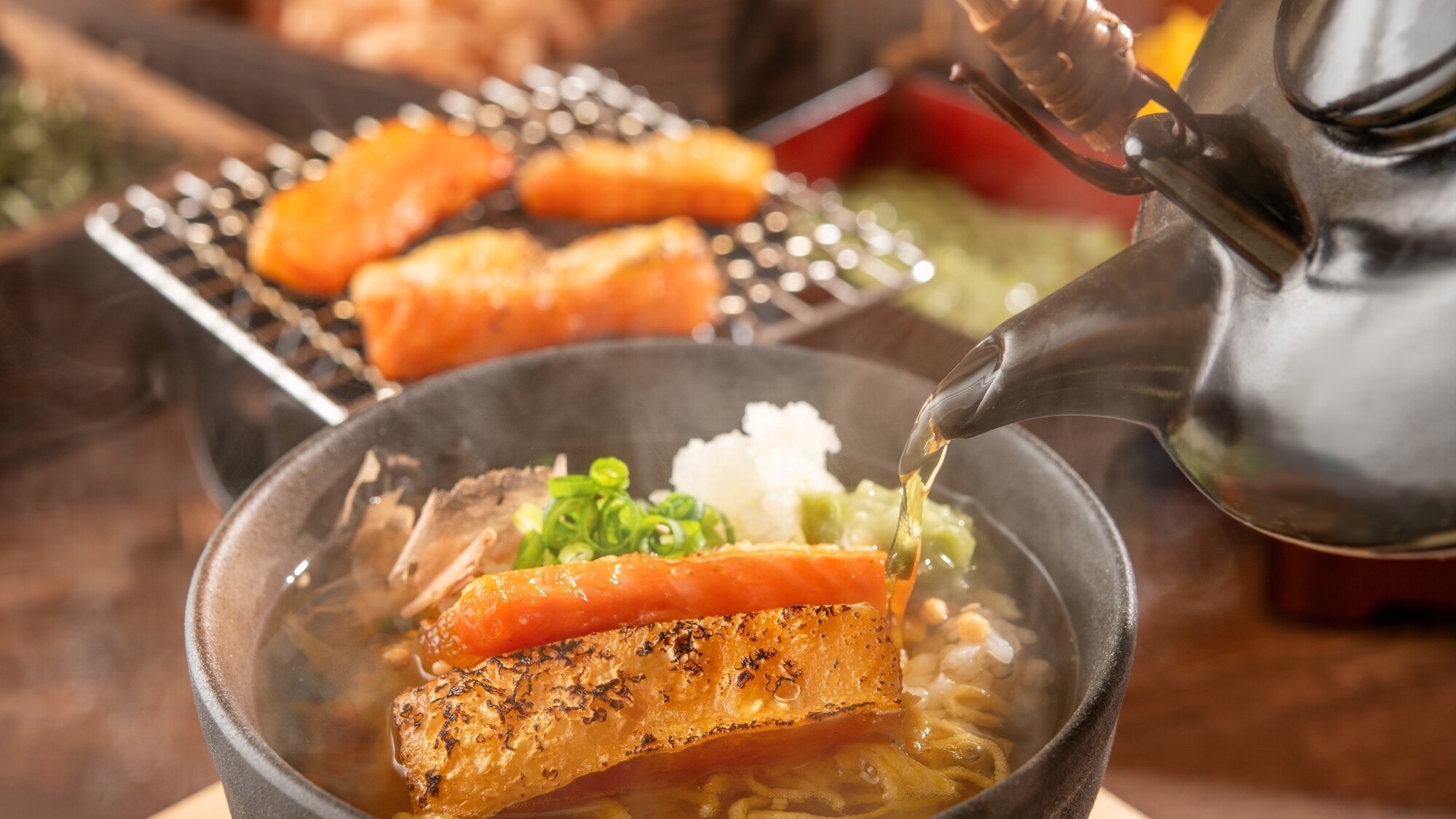 ◆秋の霧島収穫祭◆旬のサーモンに野菜や果物など秋の味覚に舌鼓[10/1〜11/30]ビュッフェ2食付