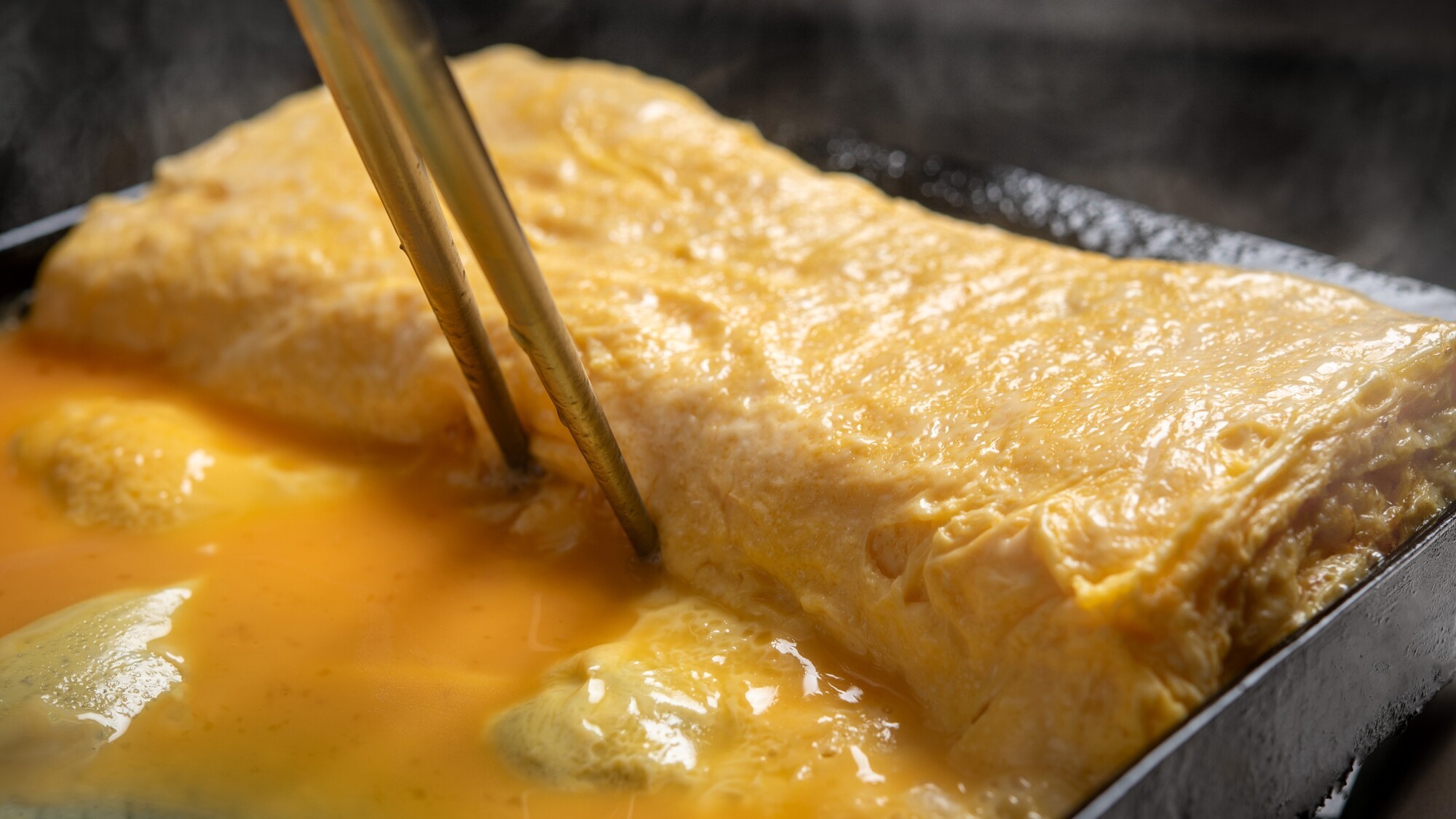 「霧島湯けむりテラス」朝食メニュー一例『出し巻き卵』