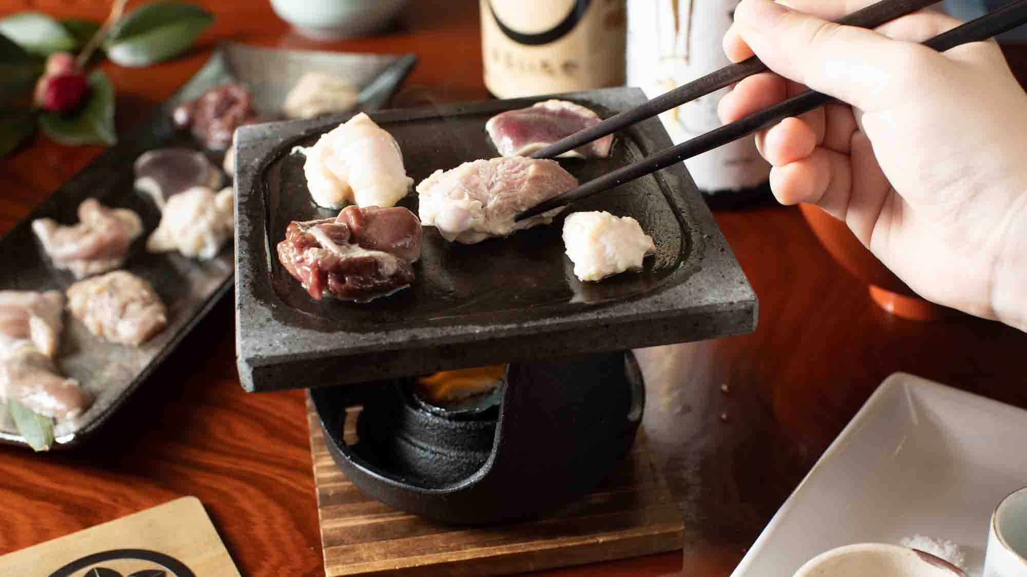 軍鶏フルコースプラン（体験・2食付き）