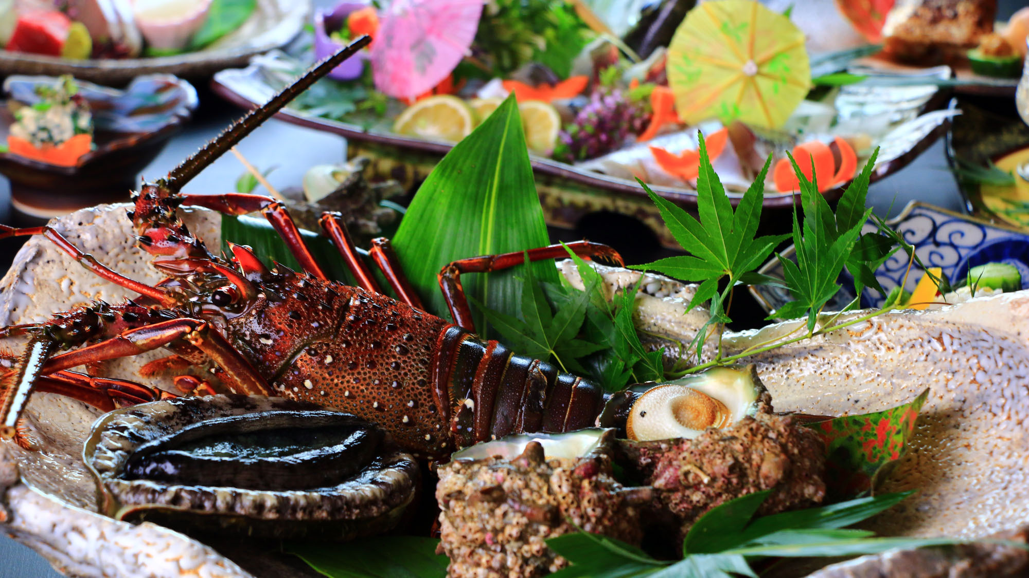 伊勢海老＆玄海海の幸◎これぞ贅の極み「漁火懐石」