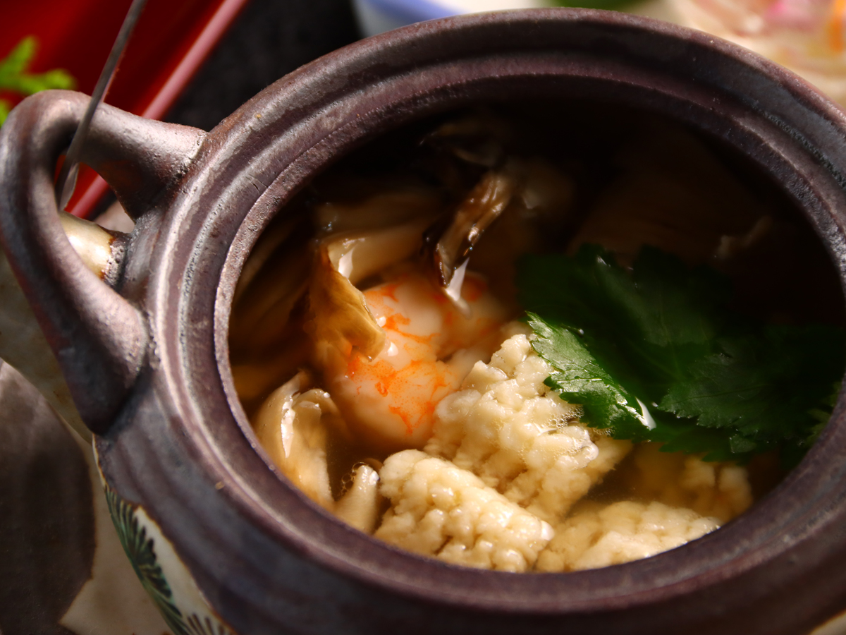 【あなご尽くし】あなごの土瓶蒸し