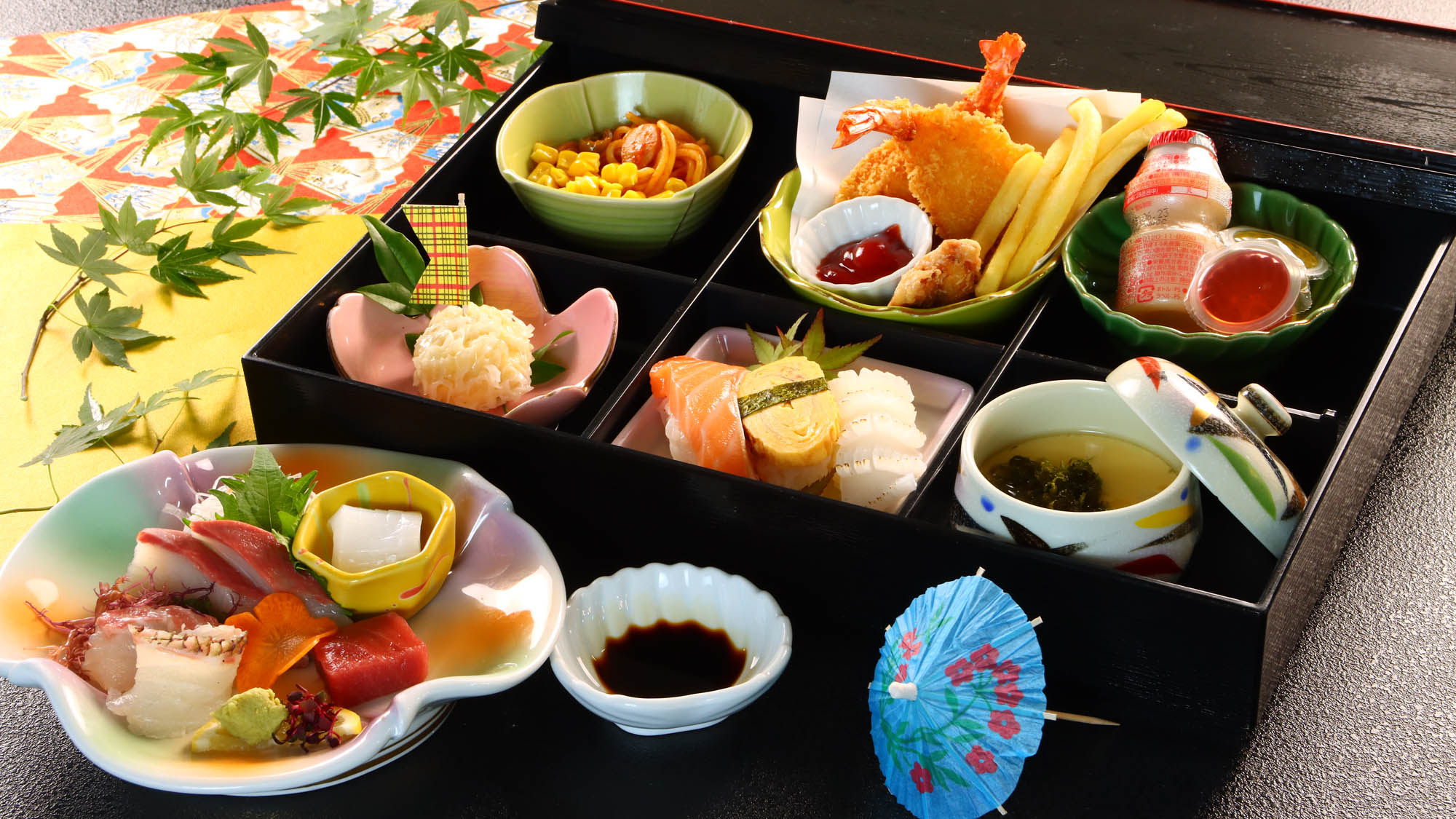 お子様夕食一例　お造り付