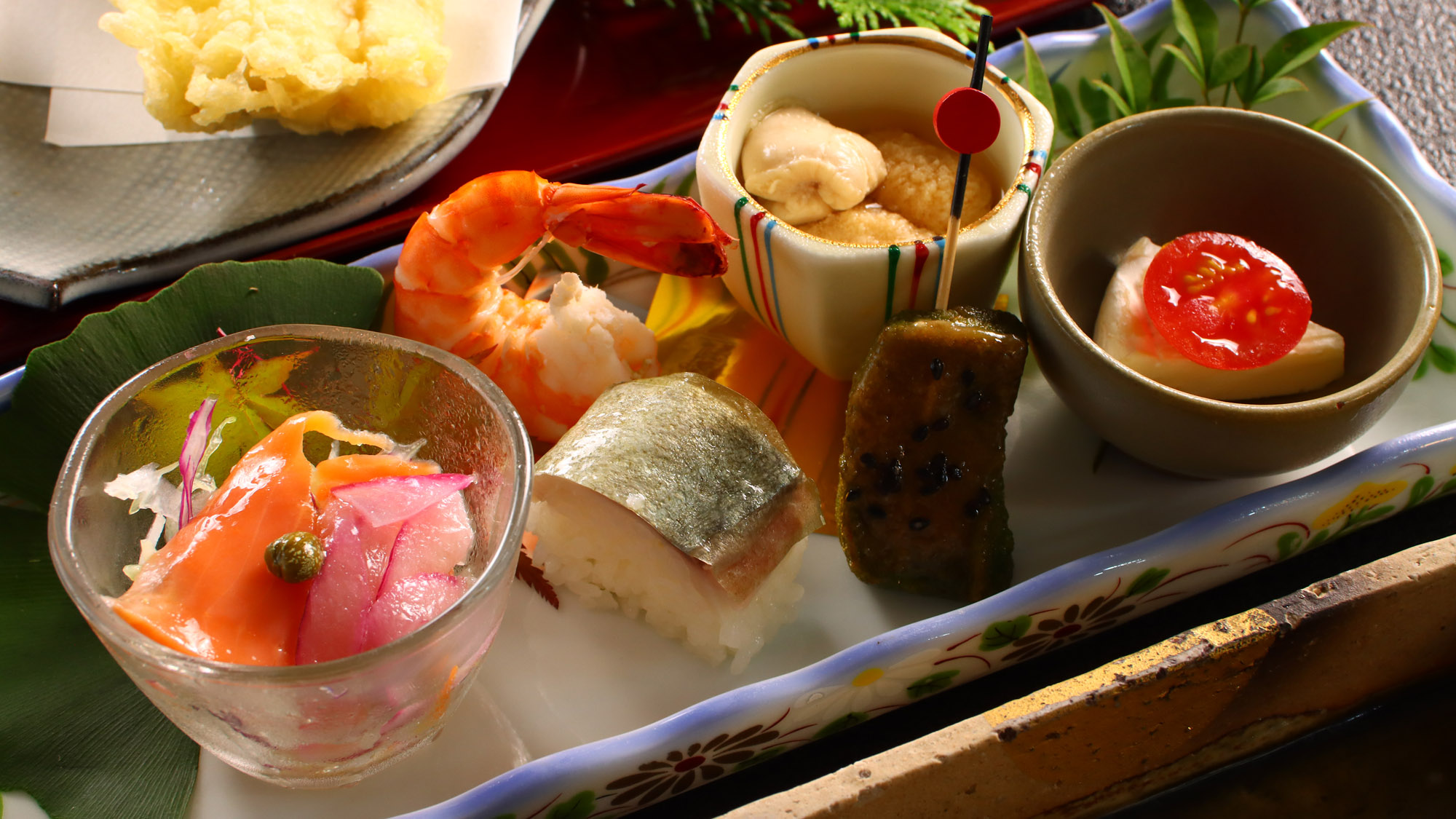 【あなご尽くし】前菜一例