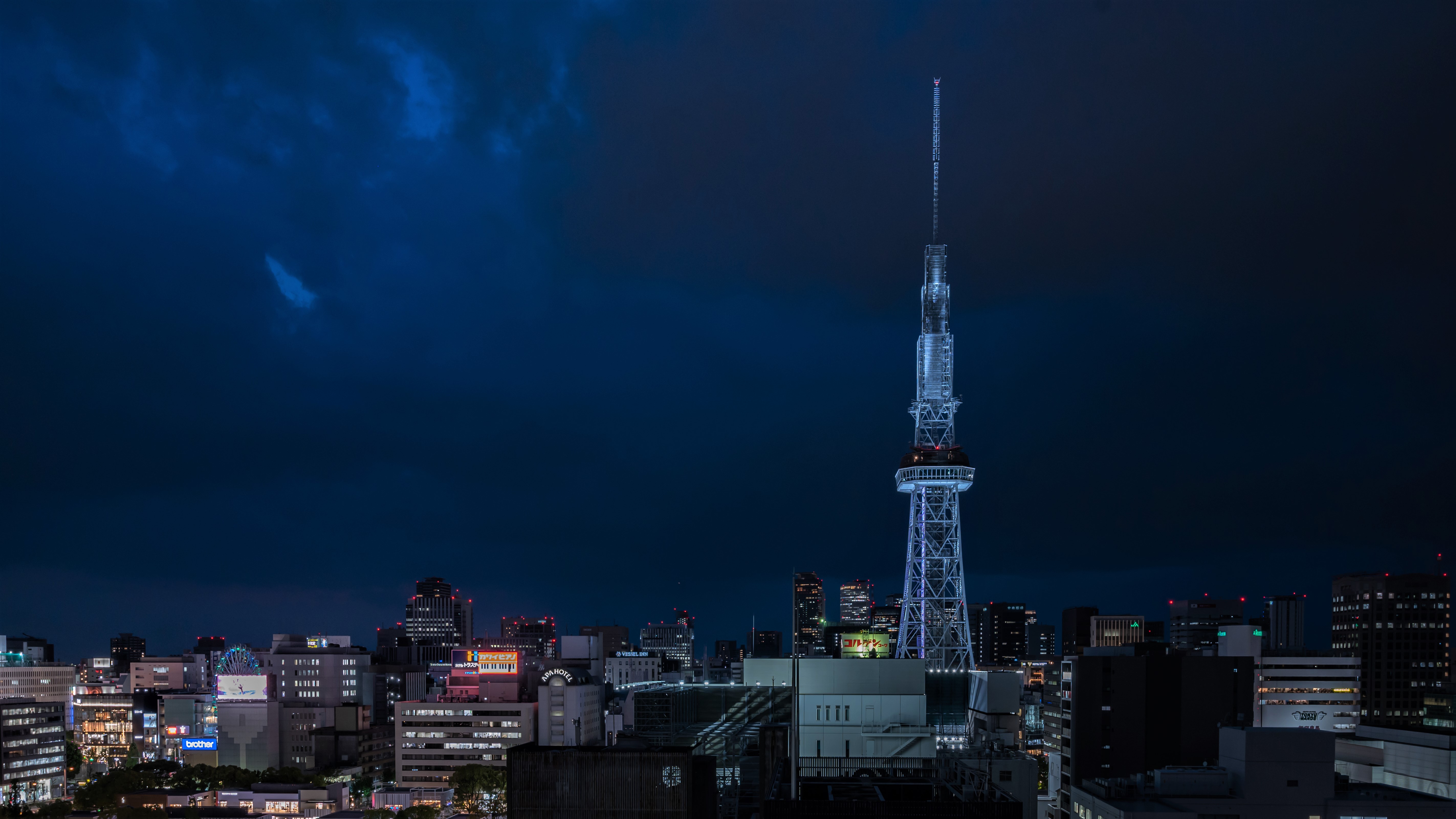 客室から眺める、名古屋のシンボル「名古屋テレビ塔」