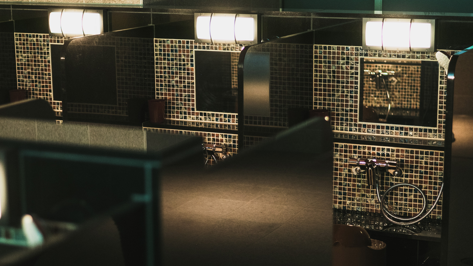 【女性大浴場】洗い場