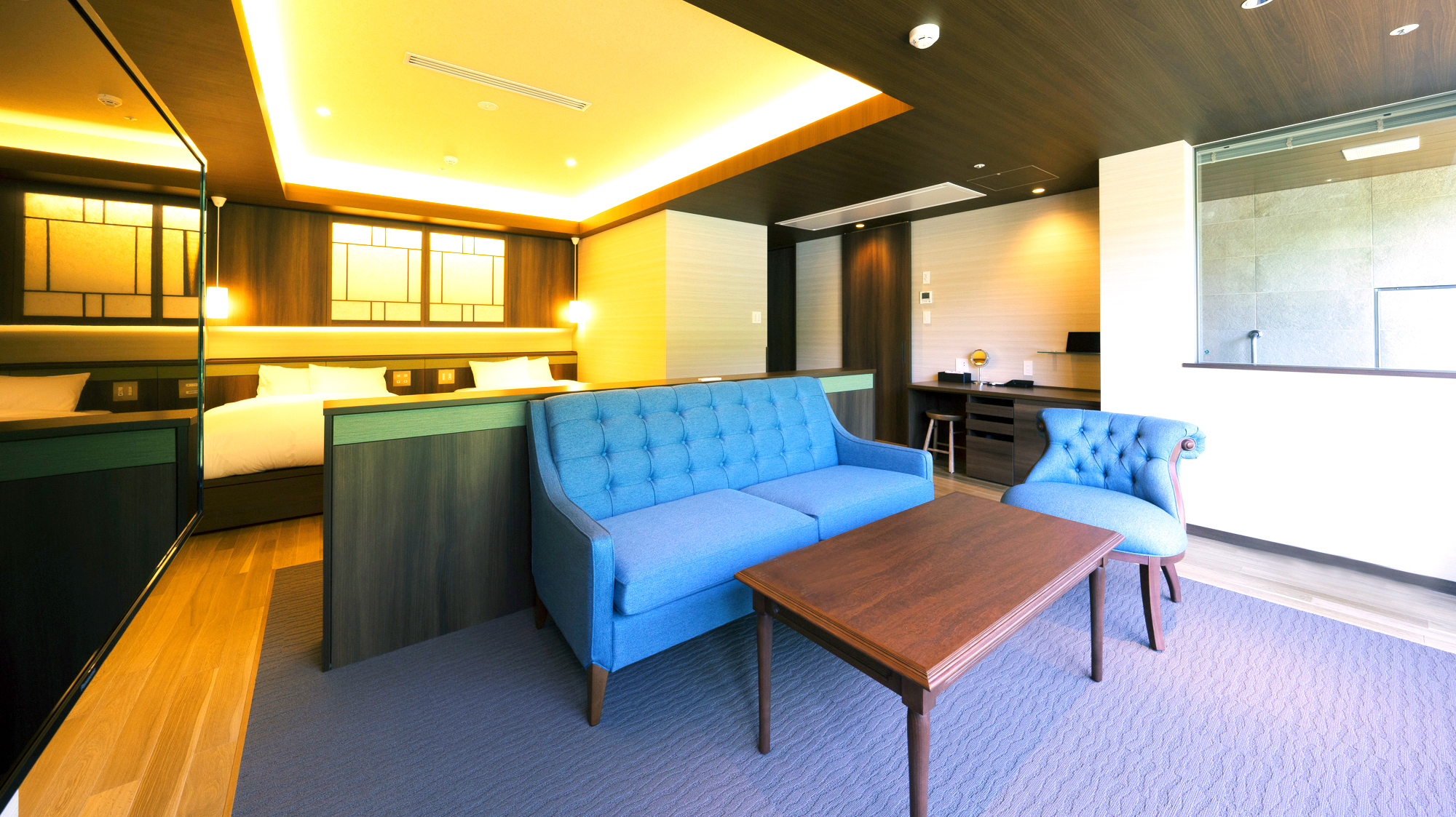 温泉展望風呂付ラグジュアリー