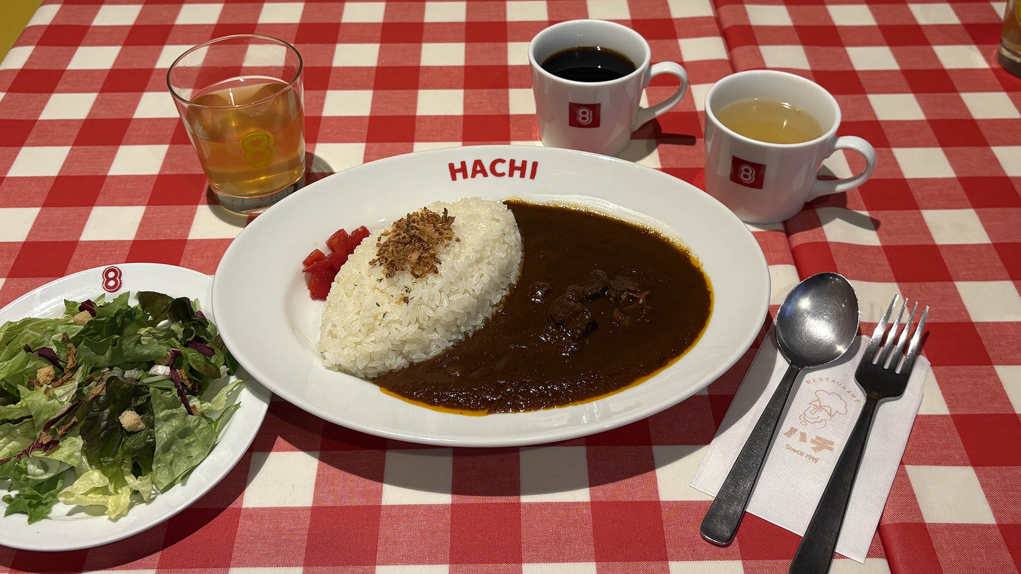 ビーフカレーライス朝食
