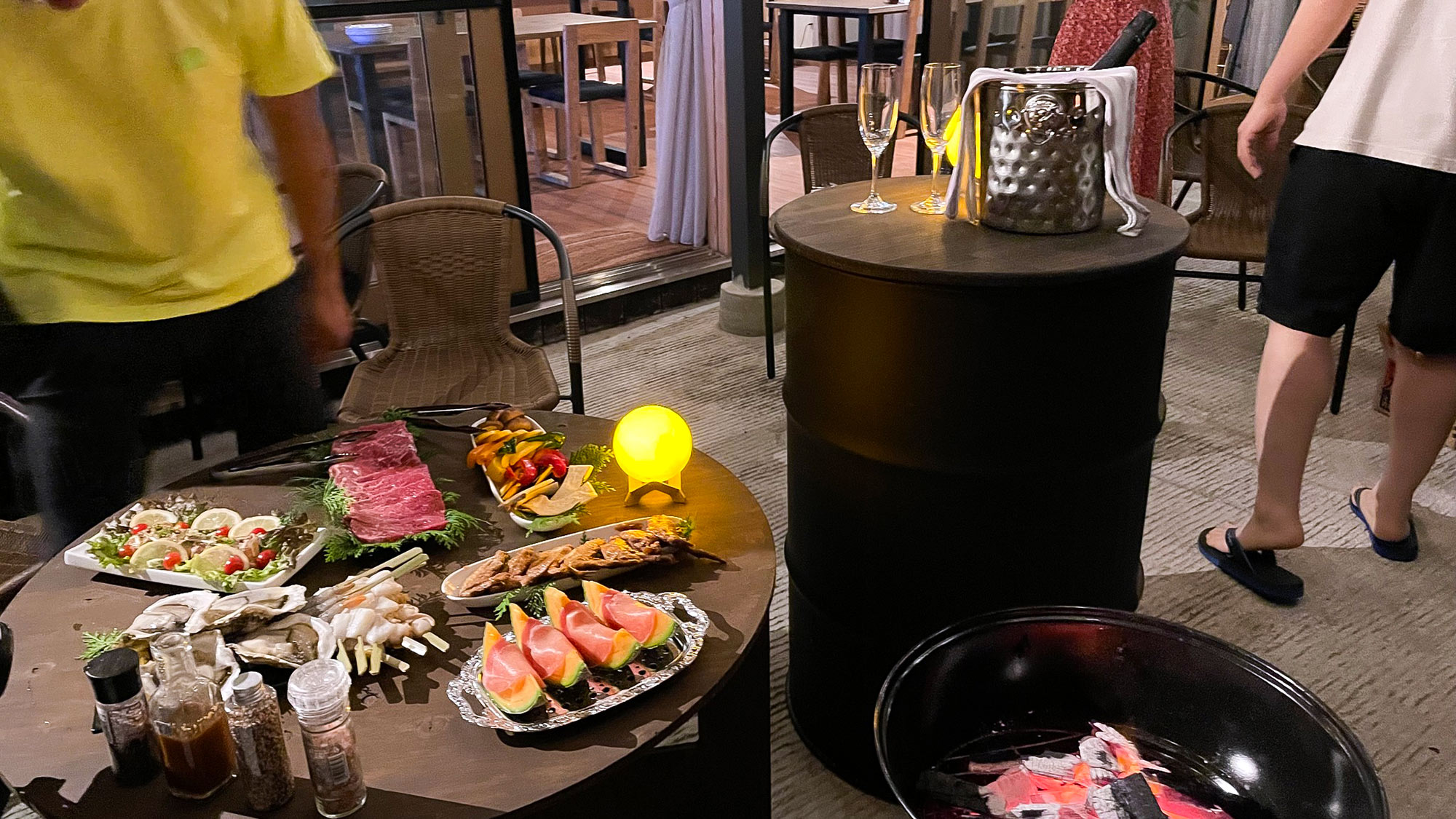 ・【BBQ】ご家族と、気の合う仲間とワイワイ楽しく。ビールも進みます