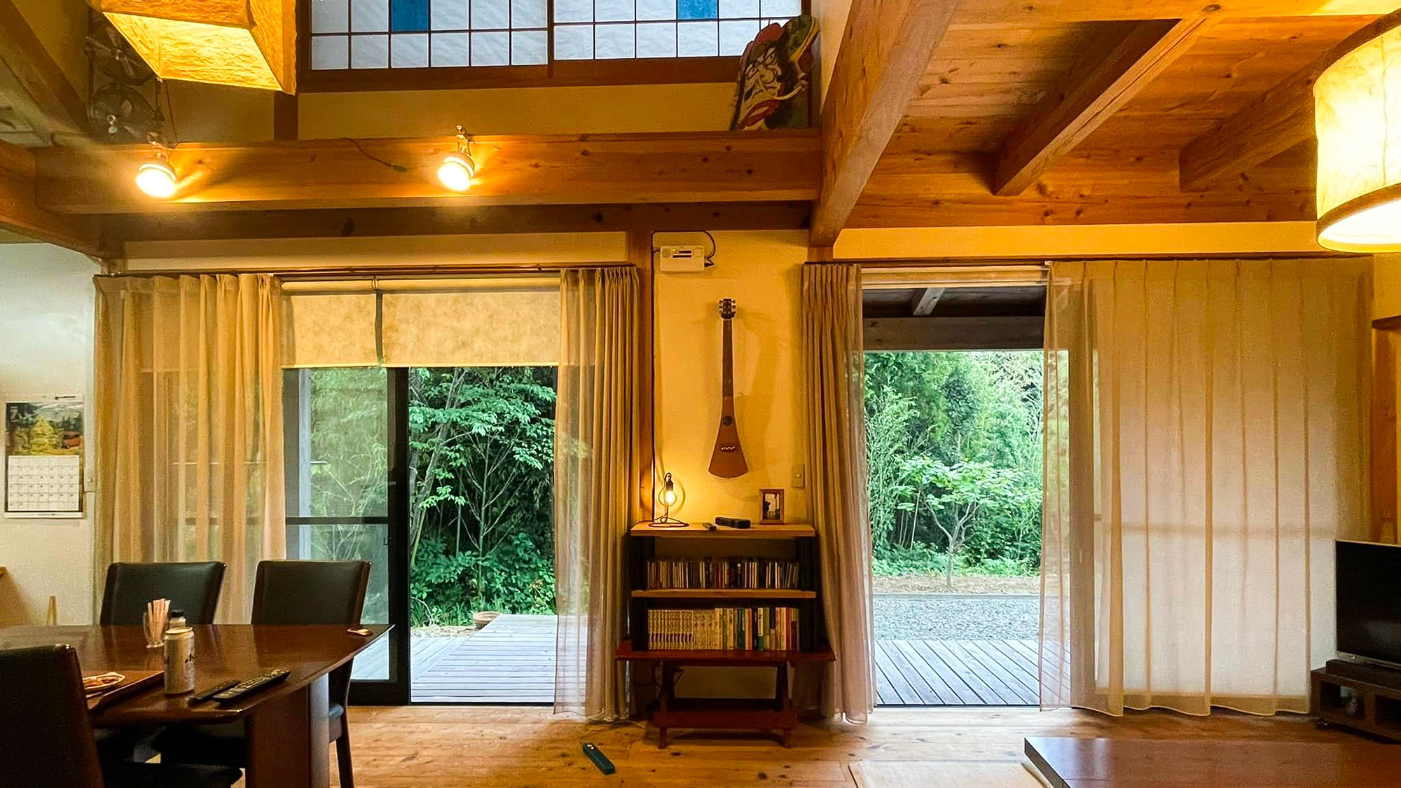 ・【コンドミニアム/リビング】「和モダン」がコンセプトのおしゃれな和洋折衷デザイン