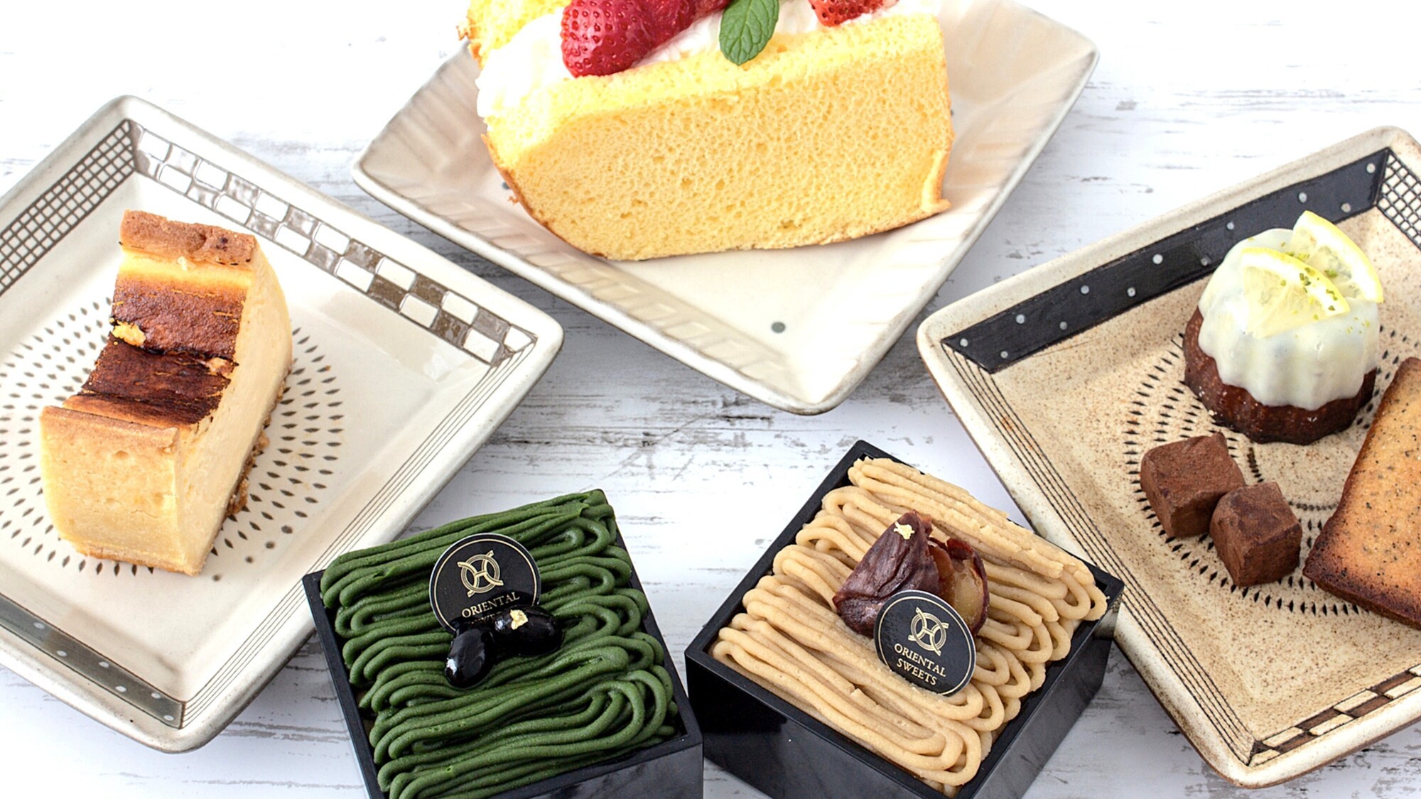 ♢カフェタイム・イメージ：スイーツ各種