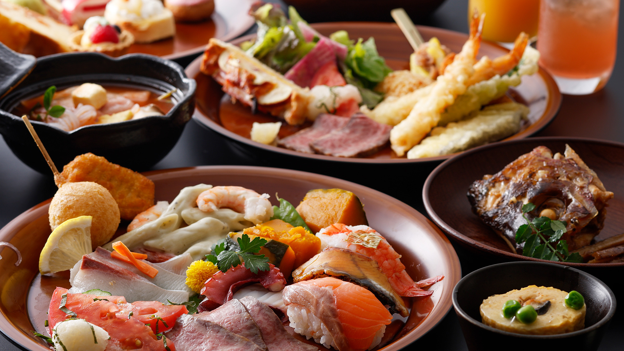 夕食ビュッフェ