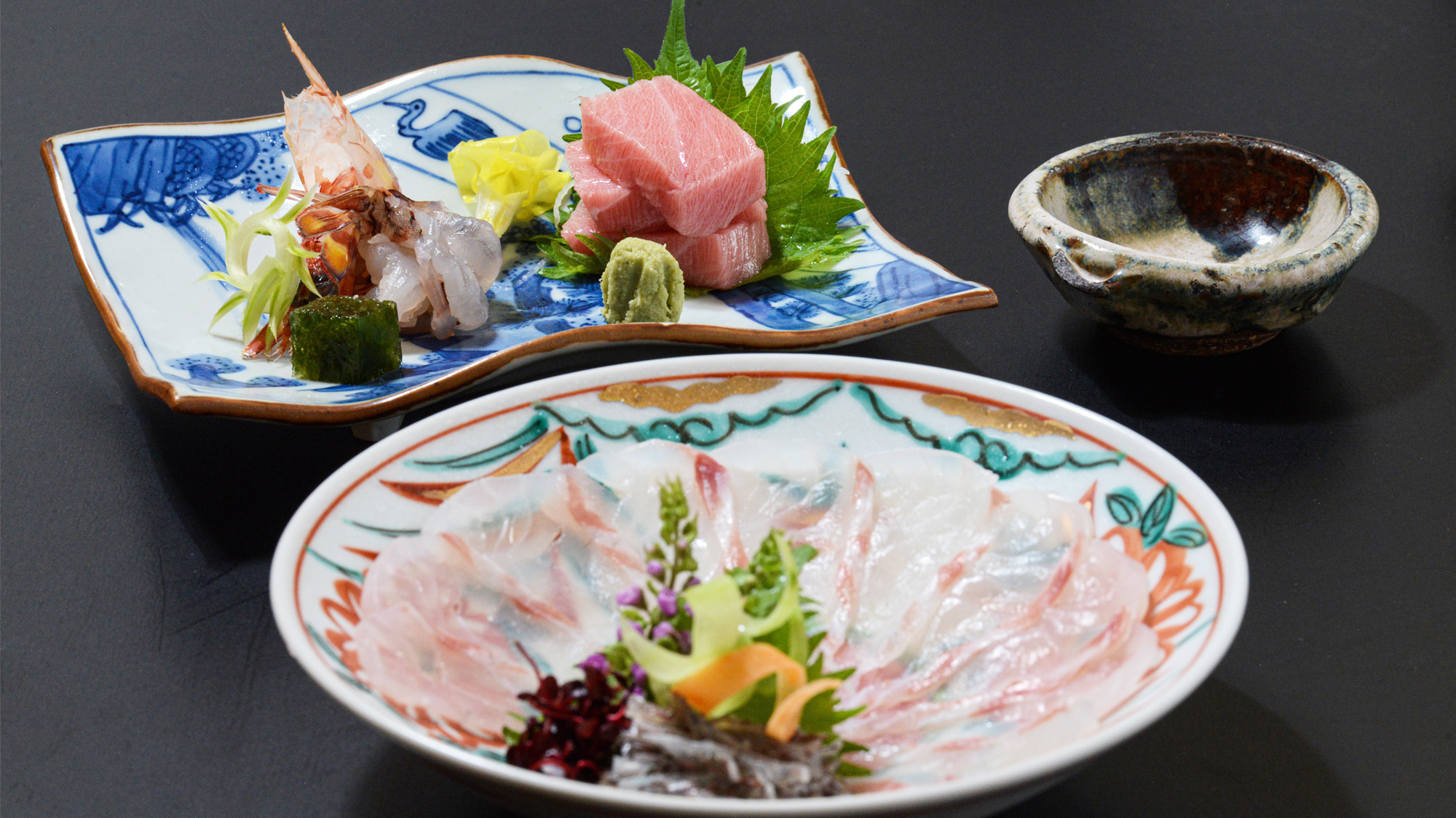 露天風呂付き客室・専用会席イメージ