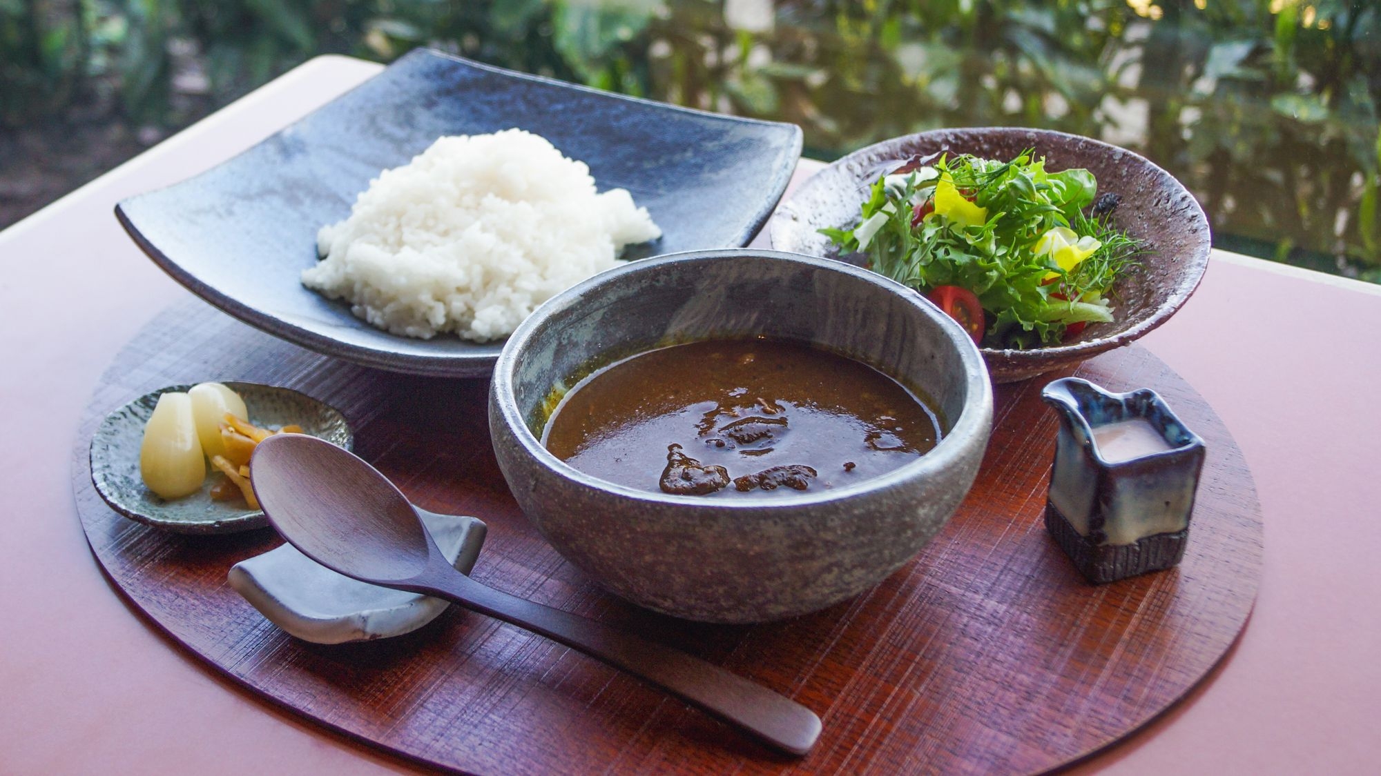 【極みの熊野牛カレーランチ】＋日帰り入浴プラン