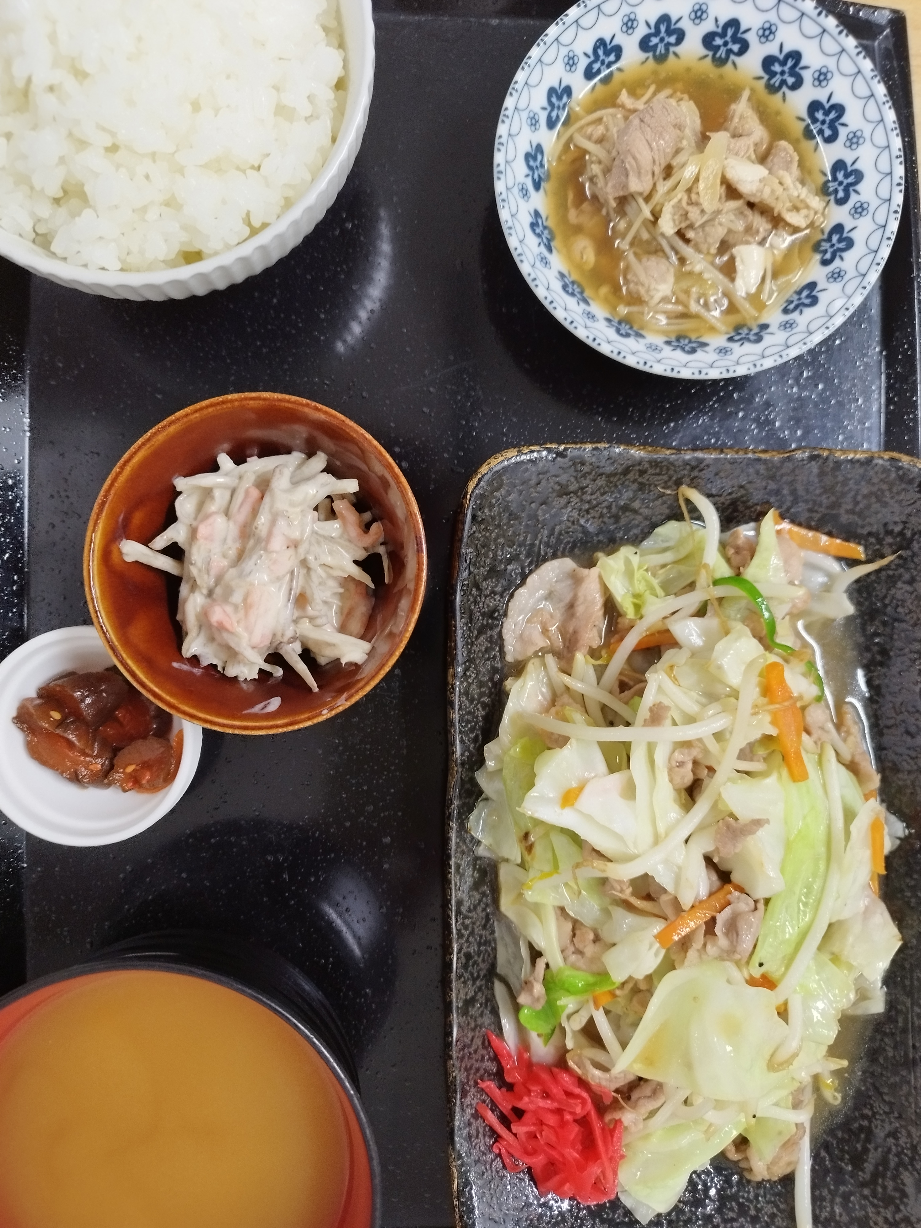 肉野菜炒め定食