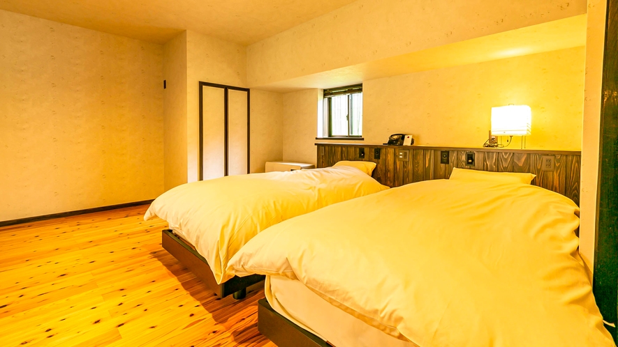 ・寝具は布団の産地である地元米原市多和田の布団をご用意