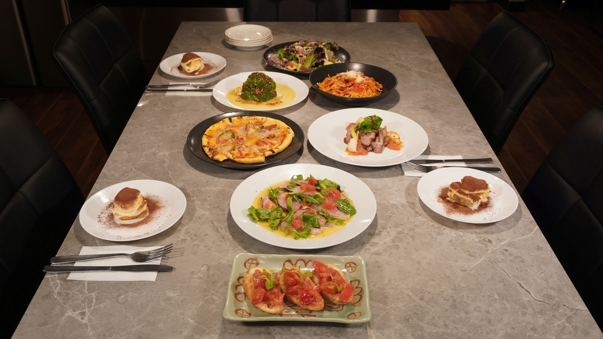 【夕食付】シェフ厳選のイタリアンディナー＆ステイ(1）（タラソ）