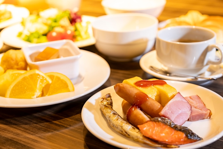 北海道ならではの食材たちを堪能できる朝食ビュッフェ