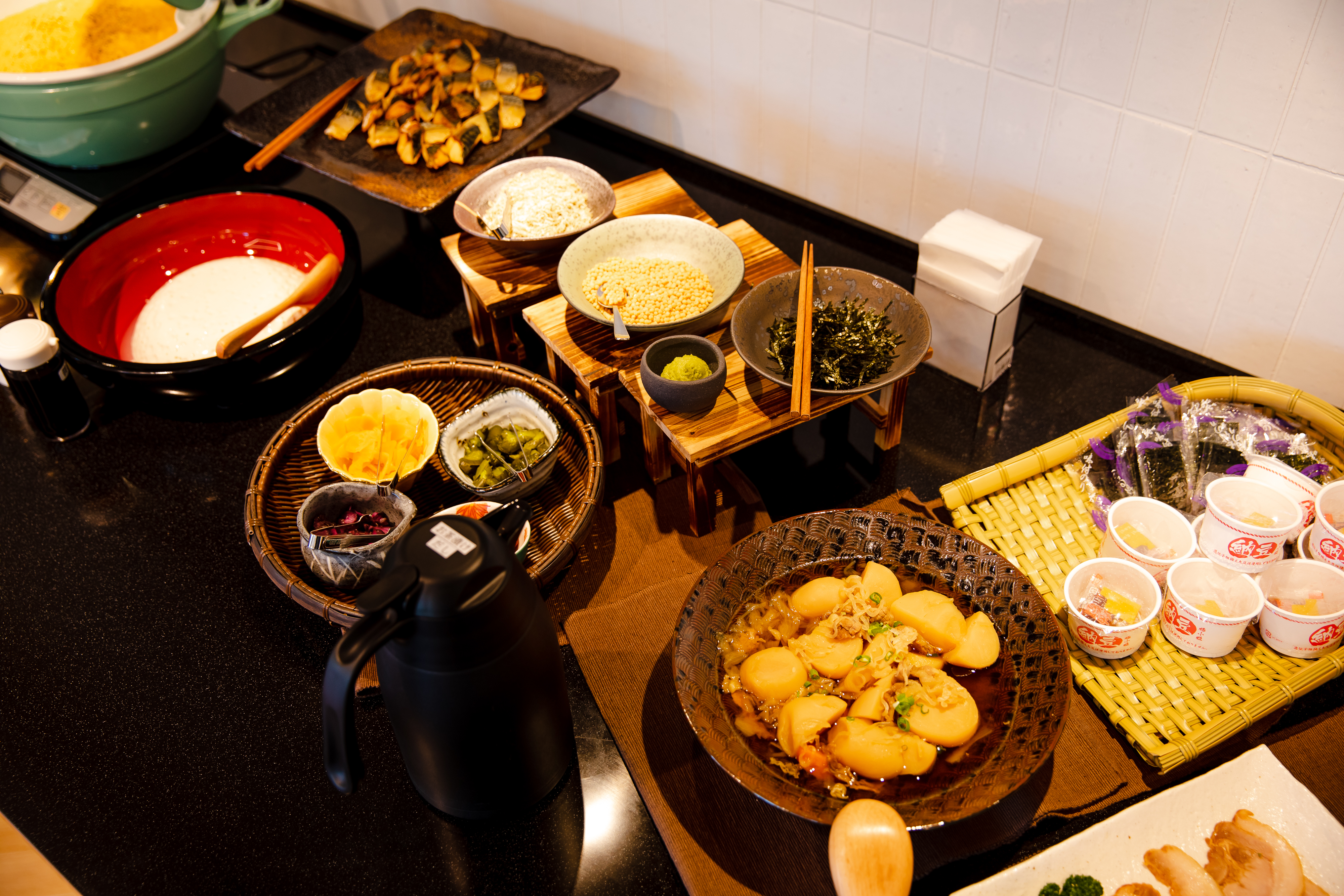 朝食バイキング　和食バー