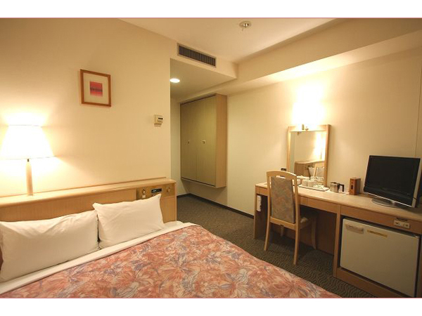 ◆ Double ◆ Area 16 square meters / Bed width 140 cm / Recommended for sightseeing and couples