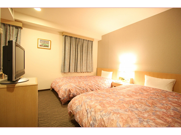 ◆ Twin ◆ Area 19.5 square meters / Bed width 122 cm / Recommended for sightseeing and family trips