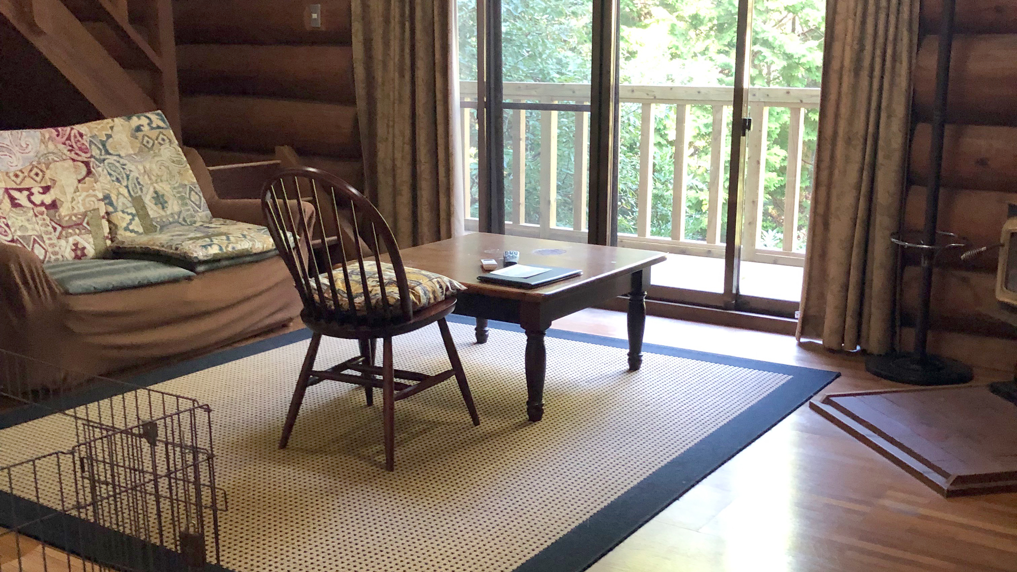 ペット同伴OKのコテージです。ゲージあり。わんちゃんと一緒に楽しい思い出を★