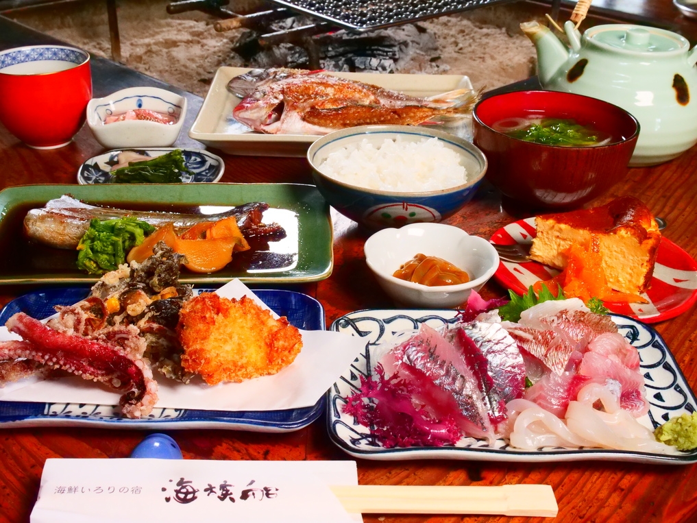 炭火焼き海鮮を堪能！女将のまごころ手料理に心癒やされるスタンダード2食付プラン