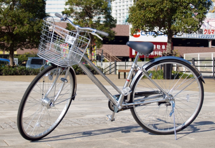 【無料貸出サービス】ちょっとしたお買い物や観光にレンタル自転車をご利用ください。（4月～11月まで）