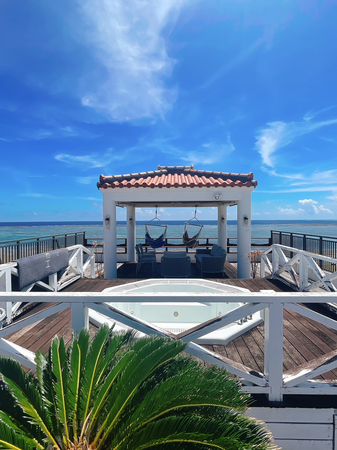 屋上ジャグジー