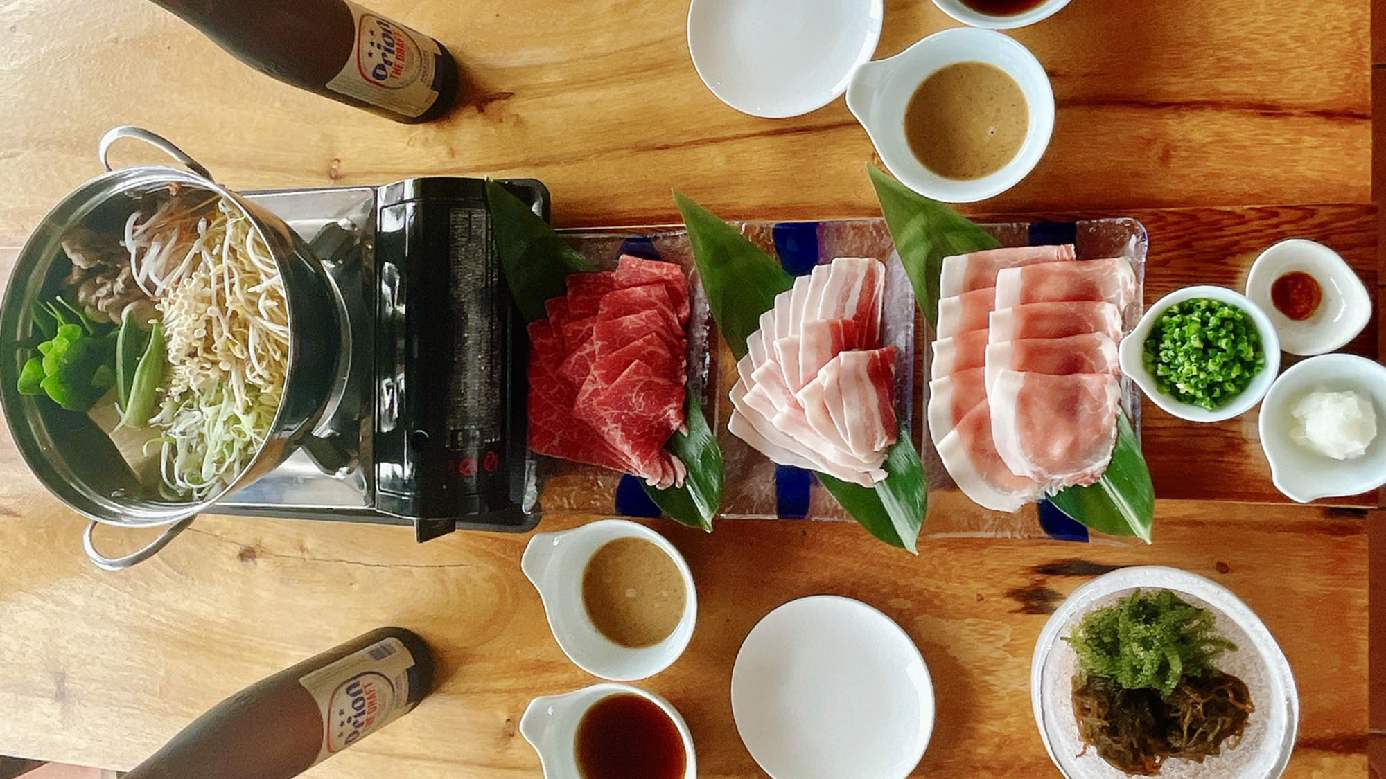 ・【しゃぶしゃぶ(要予約)】宿泊予約時に別途お電話にてご提供可能なメニューです