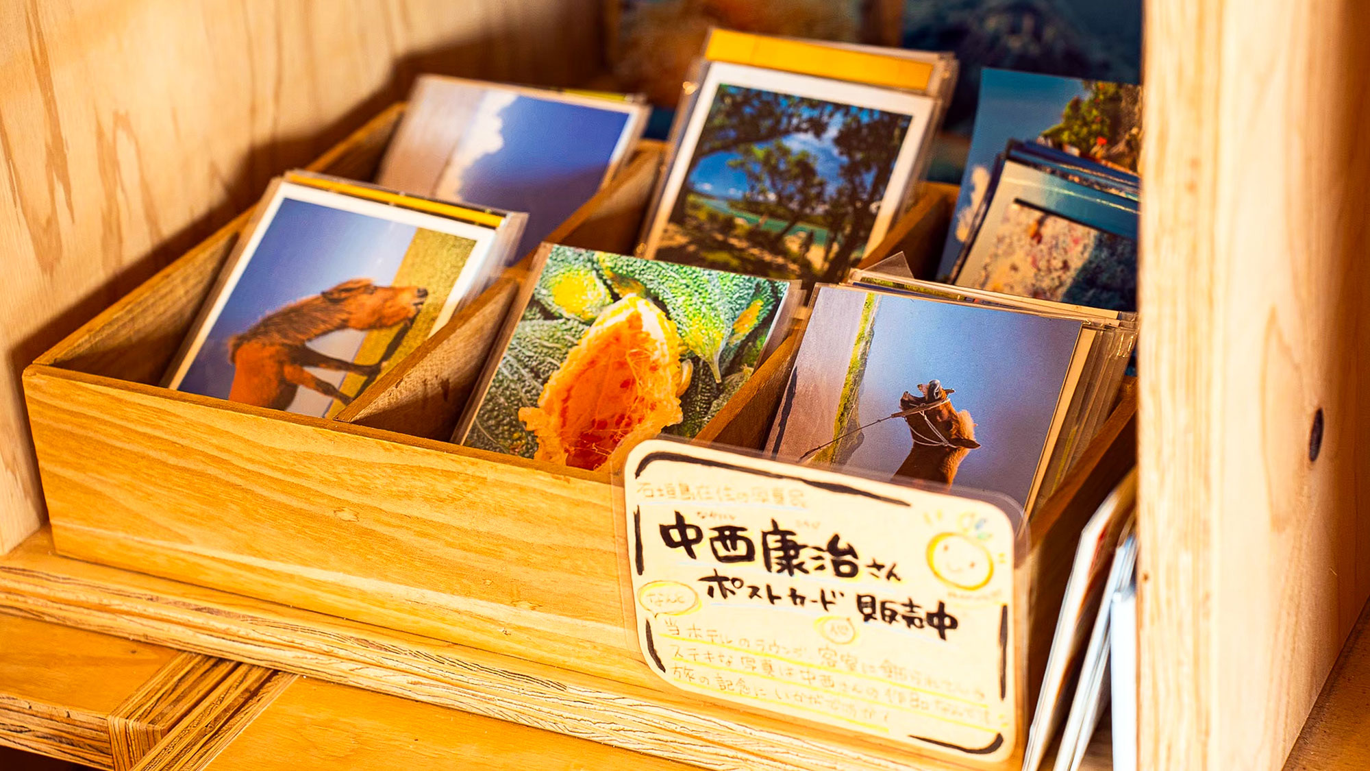 ・【ロビー】心温まるポストカード販売しております。旅の思い出に一枚いかがでしょうか