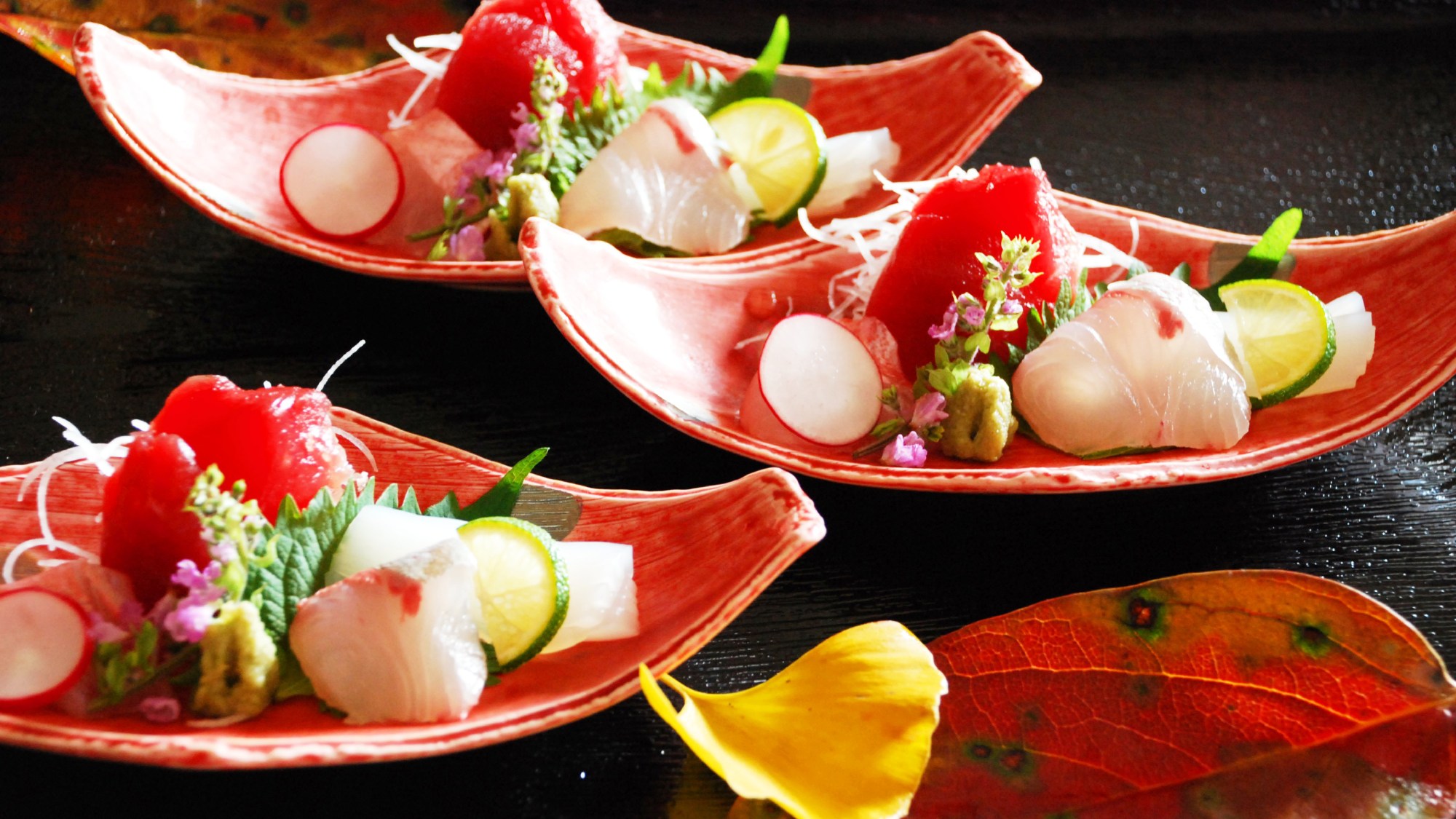 ・【お料理一例】静岡の豊富な山海の幸を取り入れた創作料理です