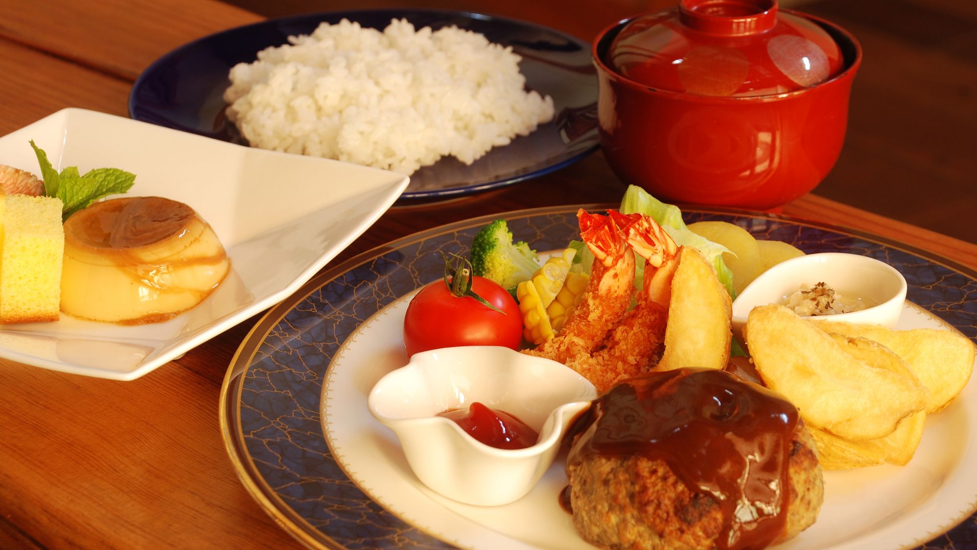 【お子様のお食事一例】素材の味をいかしたお子様用メニューです。