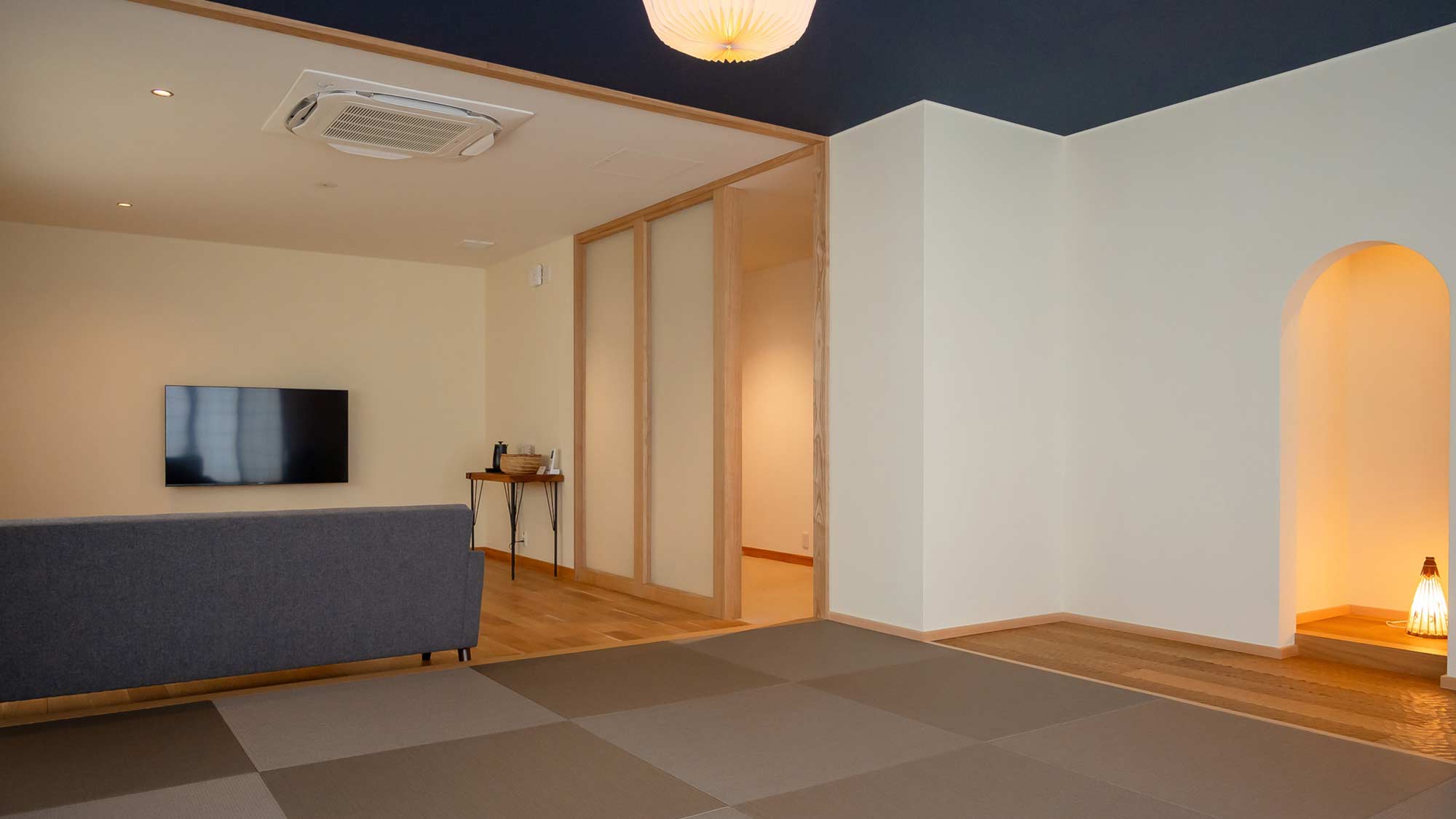 ・【客室（Hoshiyama）】ゆったりとおくつろぎいただける和洋室