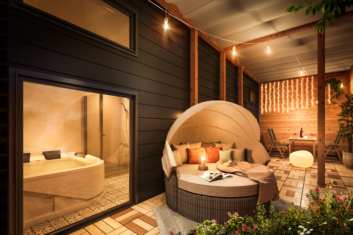 【星空リビング】ジャグジー付デラックスルーム