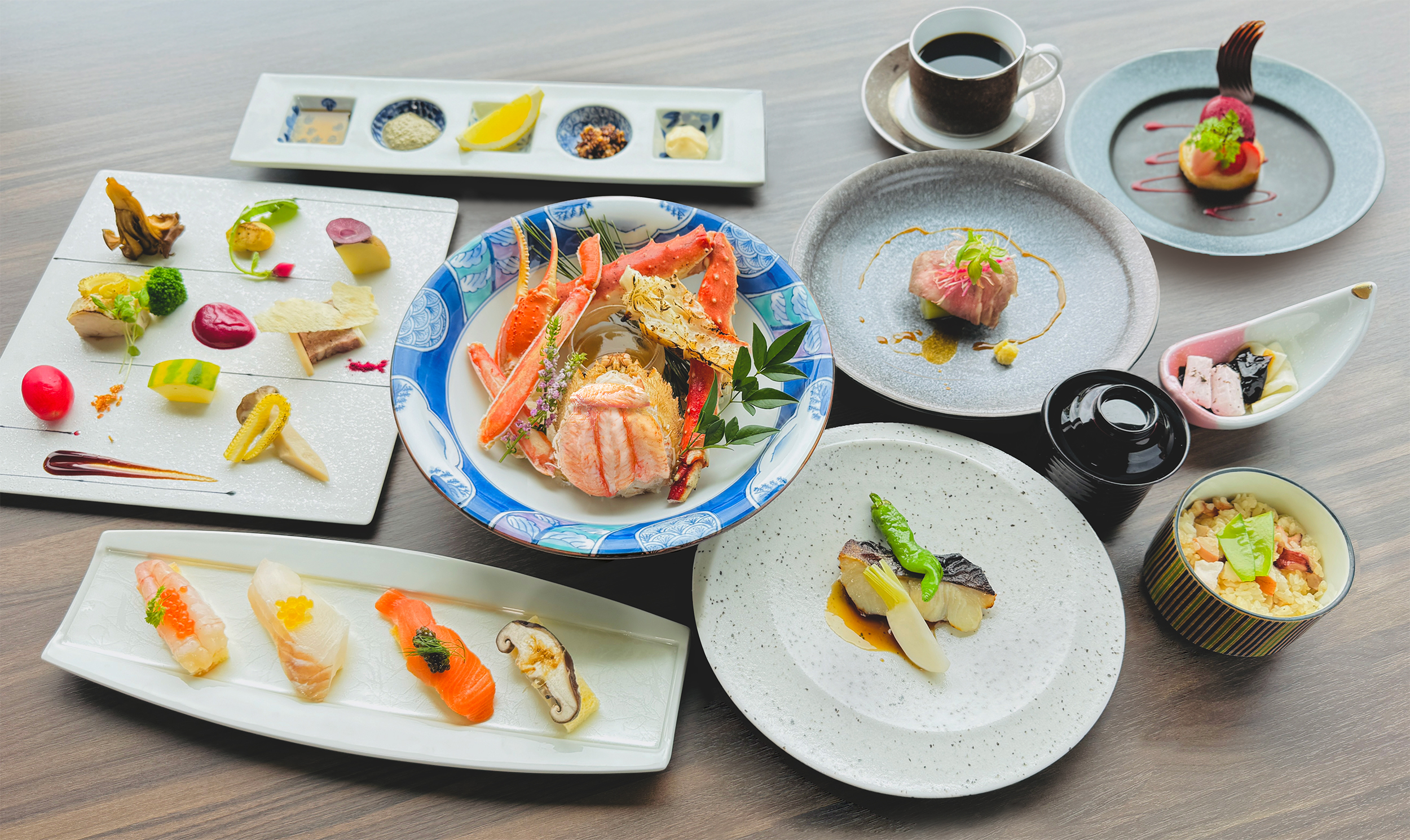 饗餐の極み　北海道三大蟹プレミアム会席　期間限定プラン